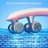 EMS Face Lifting Roller RF Double Chin V Face Shaped Facial Massager Jaw Cheek Thin Slimming Facial Lift Up Belt Skin Care Tool