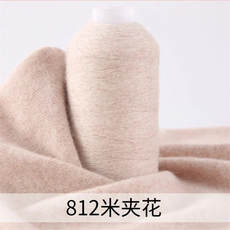 high-quality Fine Cashmere Yarn Crochet Wool Line for knitting Thread Genuine Hand-knit pure Cashmere Woven Yarn Soft Warm 400g