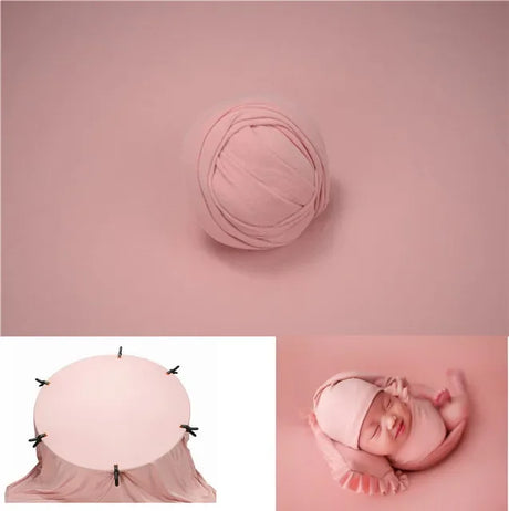 Stretch Wrap Newborn Photography Props Accessories Baby Boy Girl Soft Elastic WrapsBlanket Multi-Colors Swaddlings