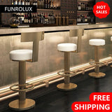 Bar Stools Counter Height Adjustable Swivel Bar Chair Modern Stainess Steel Kitchen Counter Stools Dining Chairs Set