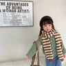 Winter Knitted Scarf For Children Warm Long Scarves Cute Plaid Striped Bear Boys Girls Neck Scarf Shawl Korean Style