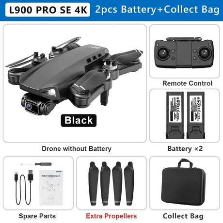 L900 Pro SE MAX GPS Drone 4K Professional Dual HD Camera 5G FPV 360° Obstacle Avoidance Brushless Motor Rc Quadcopter Drones Toy