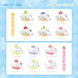 Moetch Sanrio pop bean Cinnamoroll Little Cookie Series Moetch Bean Mini Ornaments Kawaii Blind Box Anime Figure doll Gift