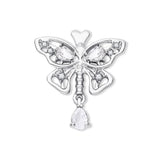 Thyroid Gland Butterfly Brooch Zircon Enamel Pin Endocrinology Lapel Badge for Medical Student Internship Gift