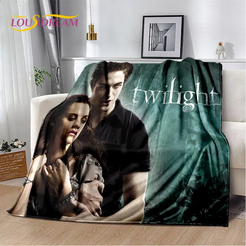 The Twilight Saga HD Printed Soft Plush Blanket,Flannel Blanket Throw Blanket for Living Room Bedroom Bed Sofa Picnic Cover Kids