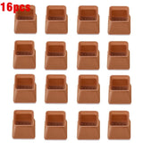 Upgraded 8/16pcs Furniture Silicone Protection Cover with Felt Pads Chair Legs Floor Protectors Caps Anti-Slip Table Feet Covers