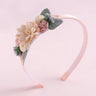 Artificial Flower Hairbands for Girls Trendy Pearl Cute Kids Headband Flowers Wreath Crown Party Headwear Hair Accessories