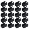 20/40pcs Furniture Feet Plastic rectangle Non-Slip Chair Legs Tips Caps Foot Pads Covers Furniture Feet Protectors