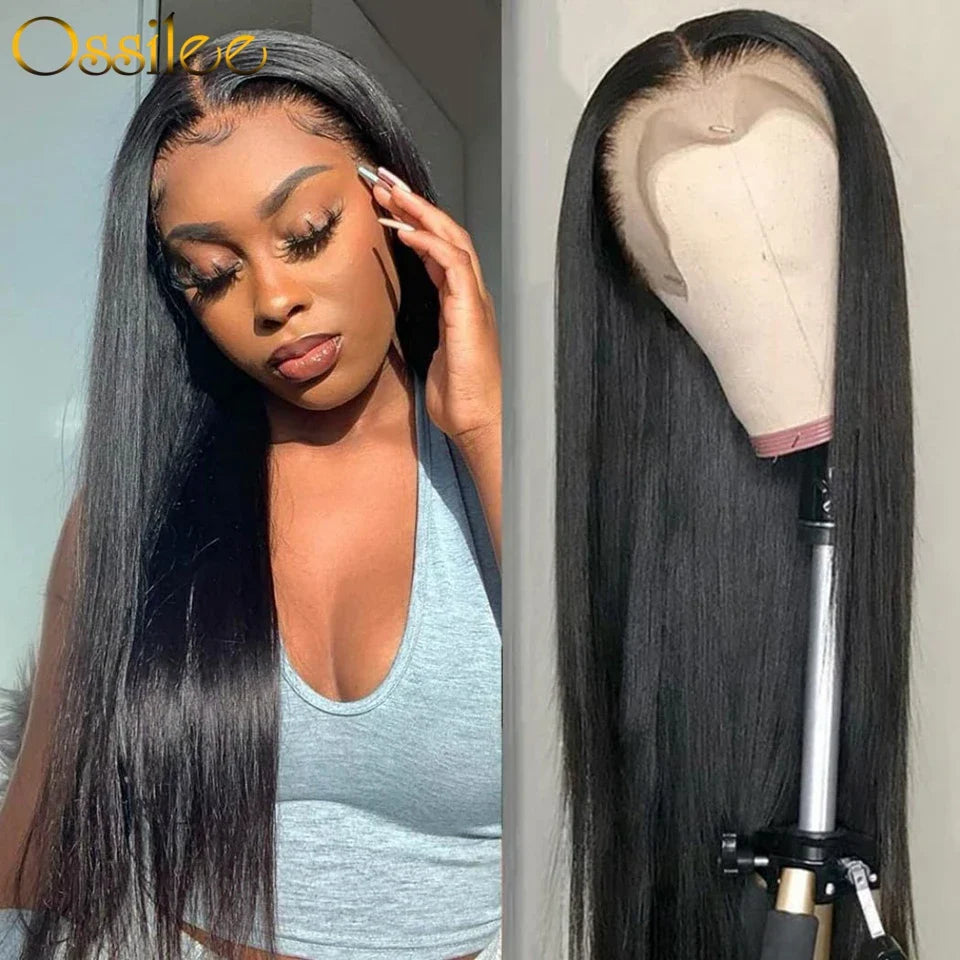 Glueless Wig Human Hair Ready to Wear 5x5 HD Lace Closure Wig 13x4 Lace Front Wig Human Hair Straight 360 Full Lace Wig