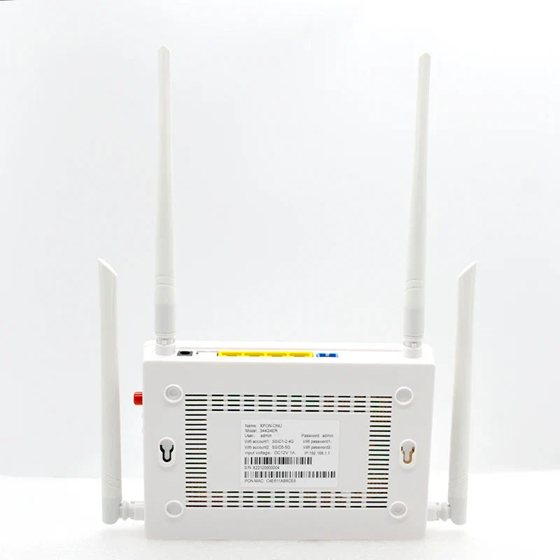 Fiber Optic Equipment Xpon GPON EPON ONU Router FTTH Giga Dual Band 2.4g 5g  WIFI +CATV