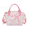 Sanrio Hello Kitty Backpack My Melody Schoolbag Cinnamoroll Handbag Kuromi Crossbody Bag Pochacco Pu Leather Wallet