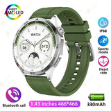 New WATCH GT 4 Smart Watch Men GPS Tracker 1.43 Inch AMOLED 466*466 Screen Always Display Bluetooth Call Smartwatch for Android