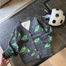 2022 Autumn Winter Girls Boys Fleece Knitting Sweaters Baby Kids Children Cardigan