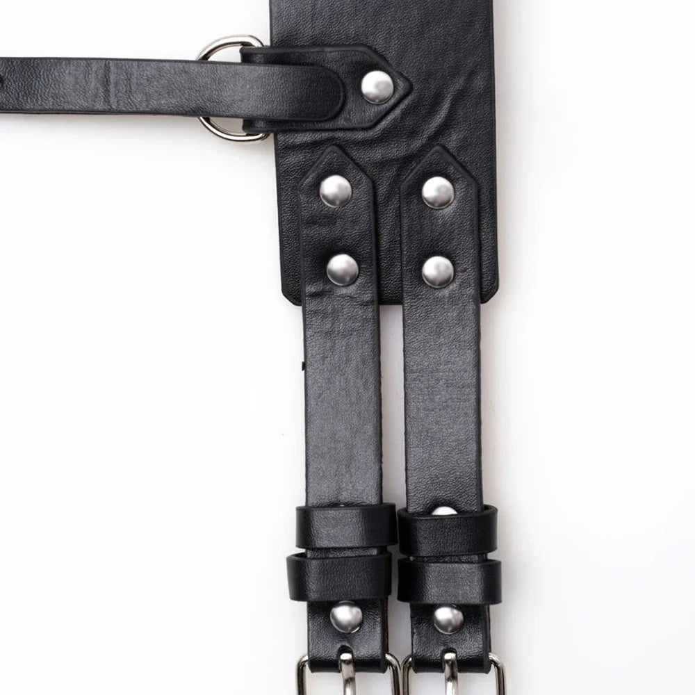 Fashion Leather Harness Belts for Women Adjustable Harness Corst Waist corset belt Suspenders Harness Punk Clothing Accessories