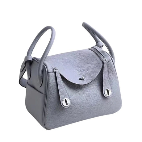 100% Cow Leather Lady Lindi Bag Brand Shoulder Messenger Bag Luxury Handbags Women Genuine Leather Luxury Designer Doctor Bag