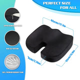 Seat Cushions for Office Chairs,Memory Foam Coccyx Cushion Pads for Tailbone Pain,Sciatica Relief Pillow,Correct Sitting Posture