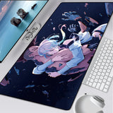 Cyberpunk Mouse Pad Anime Mousepads Edgerunners Keyboard Mat DIY Soft Gamer Large DeskMat XXL XL Gaming Accessories for Computer