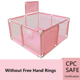 IMBABY Baby Playpens Indoor Baby Corralitos Safety Barriers Basketball Baby Activity Gym Large Parks for Baby Groundbox Fence