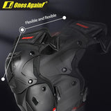 Ones Again! Motorcycle Knee Elbow Guards 4 PCS CE2 Grade Fall Protection Long Motorcycle Racing Gear Knee And Elbow Guards