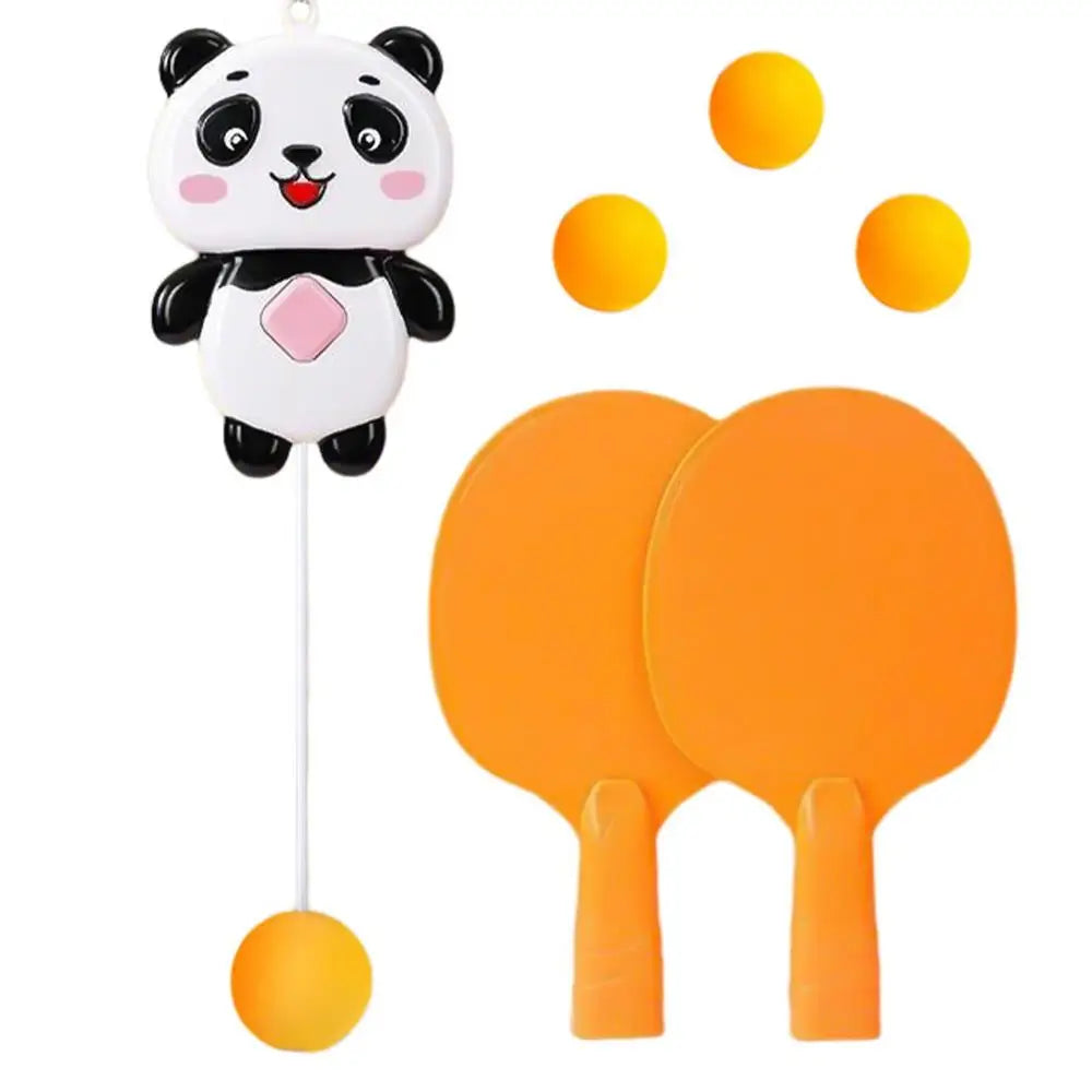 Table Tennis Self Training Set Indoor Hanging Table Tennis Children Self Workout Set Pong Balls Training Sparring Device