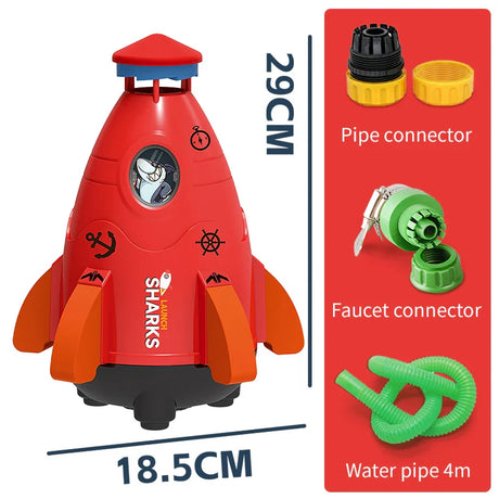 Interesting Water Pressure Rocket Launcher Outdoor Parent-child Interaction Games Sports Water Toys Watering Boys Girls Children