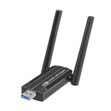 AX3008 Wireless Network Card Tri-Band 2.4G/5G/6GHz 5400Mbps USB WiFi6E Adapter Plug and Play Support Windows 10/11