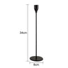1 Set European Metal Candle Holder Exquisite Candlestick Candelabra Vintage Golden Wedding Decoration Home Living Room Decor