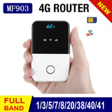 2100mAh Battery Car USB Sim Card Router 4g Wifi Hotspot WPS Computer Networking Modem 4G Lte Mobile Mifi Pocket Wireless Routers