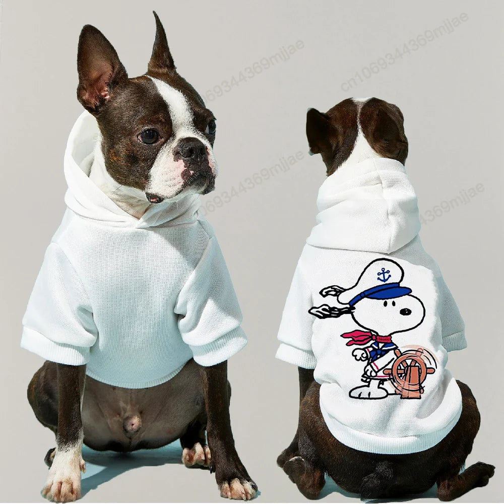 Disney  Hooded Sweater French Bull Dog Clothes for Small Dogs Apparel Pet Clothing Apparels Pug Dogs' Clothing 2023 Costume Suit