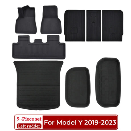 Model Y Model 3 Floor Mat 2017-2023 Luggage Mat Custom For Tesla Mat Trunk Mat 3D XPE All Weather Anti-Slip Set Floor Liner Mat