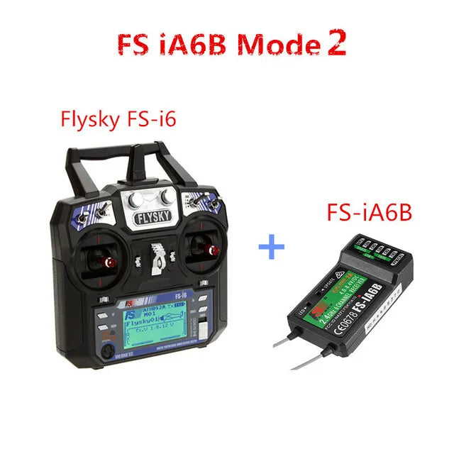 FLYSKY FS-i6 I6 2.4G 6CH AFHDS 2A Rdio Transmitter IA6B X6B A8S Receiver for RC Airplane Helicopter FPV Racing Drone