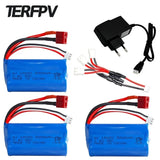 7.4V 3000mAh 18650 Lipo Battery for Wltoys 10428 /12428/12423 RC Car Parts 2s 7.4v battery For Wltoys 144001 A959-B A969-B Q46