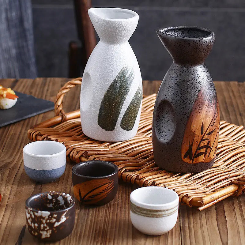 Set Sake Cup Set Home Bar Equipment Home Brewing Wine Making Barware Shot Glass Glasses of Wine Decanter Drinkware Liquor Beer