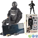 SWAT Soldier Toy Figures Flying Tigers Model Movable Joint 11.8" 30cm PVC Action Figure Kids Toys Boyfriend Gifts 1/6 Scale