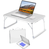 Folding Laptop Desk, Portable Foldable Camping Table, Mini Picnic Table with Storage Space, Lap Desk Reading Holder for Anywhere