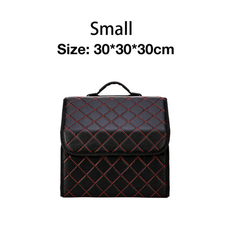 Folding Car Storage Box Large Capacity Auto Trunk Organizer Boxes Leather Waterproof Cars Stowing Tidying Multi-color Interior