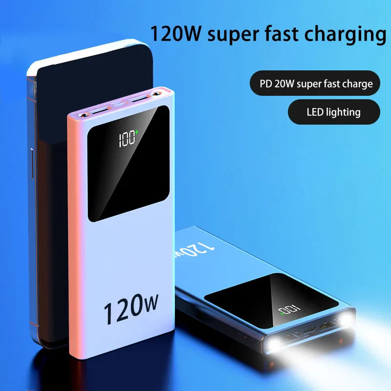 Xiaomi 200000mAh Power Bank Super Large Capacity 120w Super Fast Charging Portable External Battery Mobile Phone Accessories