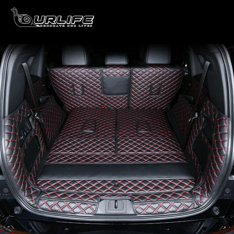 For GAC Trumpchi GS8 2021 2022 2023 2024 Accessories Car Boot Mat Rear Trunk Liner Cargo Leather Tray Protector Accessories Mats