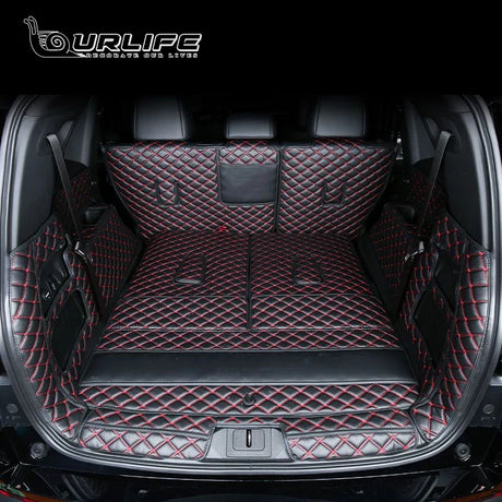 For GAC Trumpchi GS8 2021 2022 2023 2024 Accessories Car Boot Mat Rear Trunk Liner Cargo Leather Tray Protector Accessories Mats