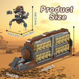 BuildMoc Space Movie War Platoon Attack Building Blocks Set Machine and Destroyer Robot Bricks Toys For Children Birthday Gifts