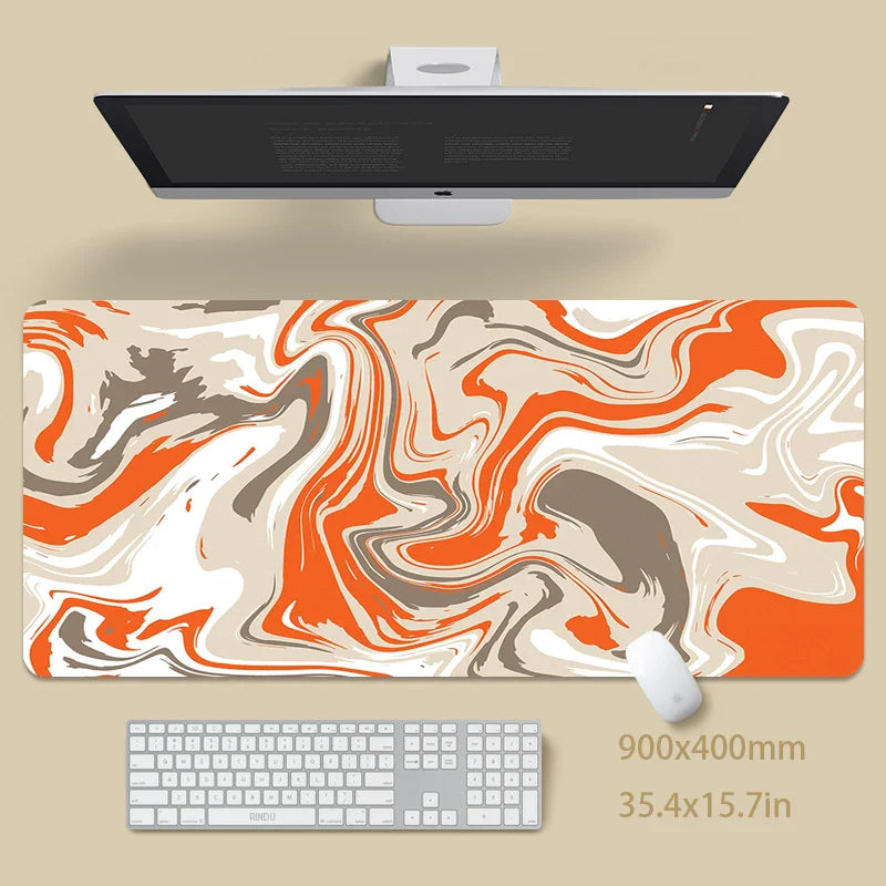 Large Gaming Mousepads Strata Mouse Pad Computer Mousemats Mouse Mat 90x40cm Desk Pad For PC Keyboard Mat Table Pad 100x50cm