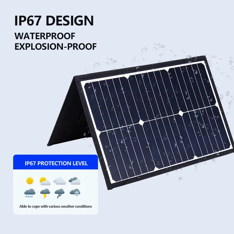 800W Solar Panel Kit Complete Camping Foldable Solar Power Station MPPT Portable Generator Charger 18V for Car Boat Caravan Camp