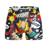 2024 Summer Swimming Trunks Men's Professional Tights Jammer Swimwear Outdoor Beach Printed Durable Training Surfing Swim Shorts