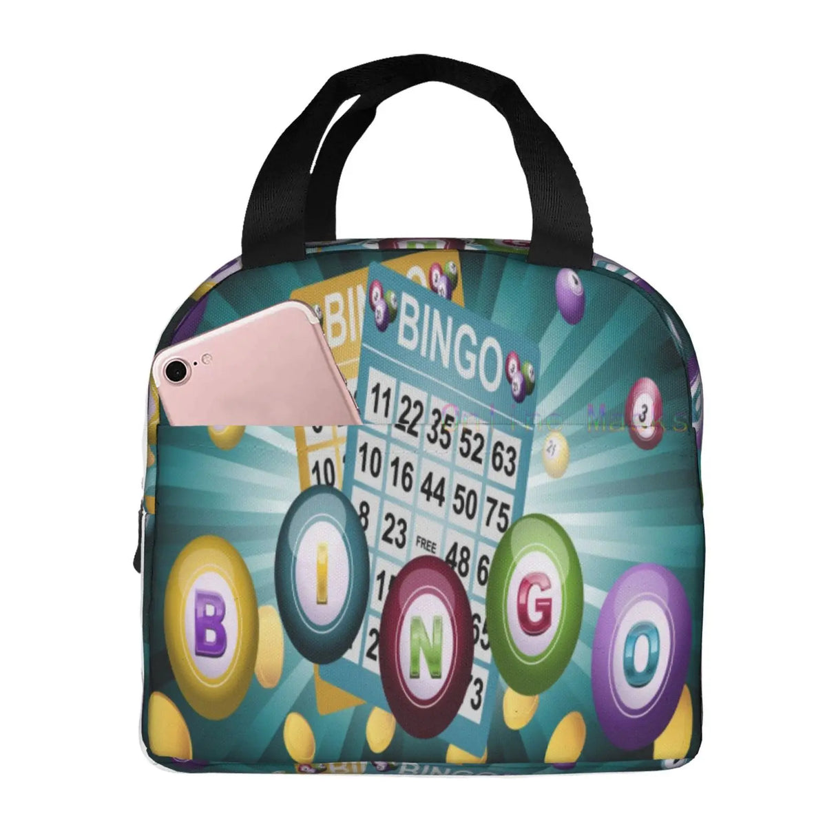 Bingo I Need One More Numbe Lunch Bag Cooler Bag Women Tote Bag Insulated Lunch Box Soft Liner Lunch Container for Picnic Travel