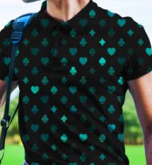 Spring Summer British Men's Golf 3D Digital Printing Cotton Polo Shirt Lapel High-end Short Sleeve Polo Shirt Male T-shirt S-5XL