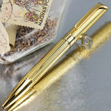 MBS Luxury Christmas Gift Ballpoint Pen Metal Grid Stationery Office School Supplies Writing Smooth With Box Pack