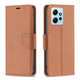 Wallet Flip Case For Xiaomi Redmi Note 12 Cover Case on For Redmi Note 12 4G Note12 Coque Leather Phone Protective Bags