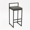 Reinforce Counter Bar Stool Metal Nordic Design European Bar Chair Minimalist Dinning Black Legs Taburetes De Bar Furniture