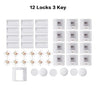 Magnetic Child Lock Protection From Children Baby Safety Cabinet Drawer Door Lock Invisible Lock Kids Security 8+2 With 1 Cradle