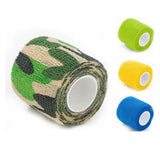 12pcs/Lot 5*450cm Disposable Cohesive Tattoo Grip Tape Wrap Elastic Bandage Rolls For Tattoo Machine Grip Tube Accessories